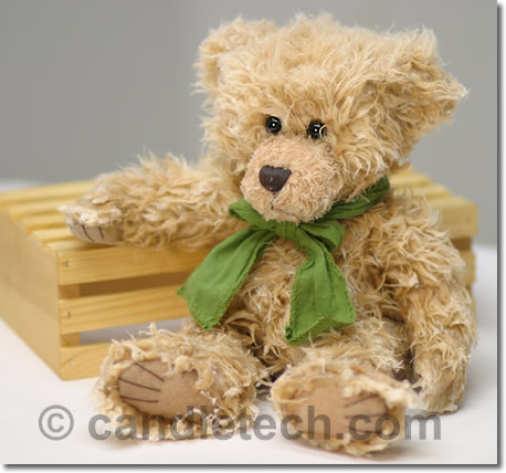 scented wax dipped teddy bears