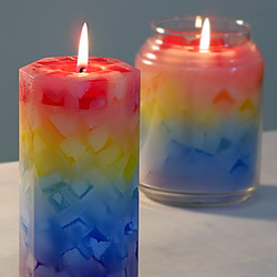 Ice Cube Candles