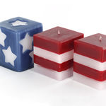 Stars and Stripes Candles