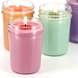 How to make soy container candles