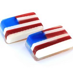 American Flag Soaps